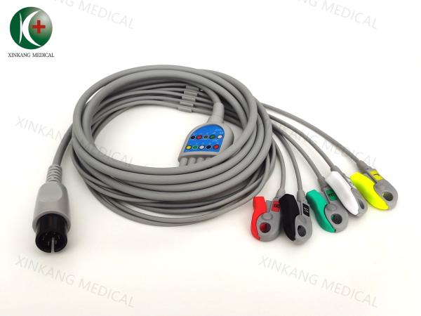 Custom Lead Placement ECG Cables and Leadwires with CE Certification