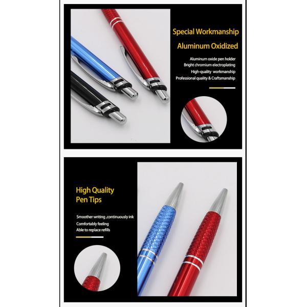 Un stylo à bille en aluminium de haute qualité personnalisé