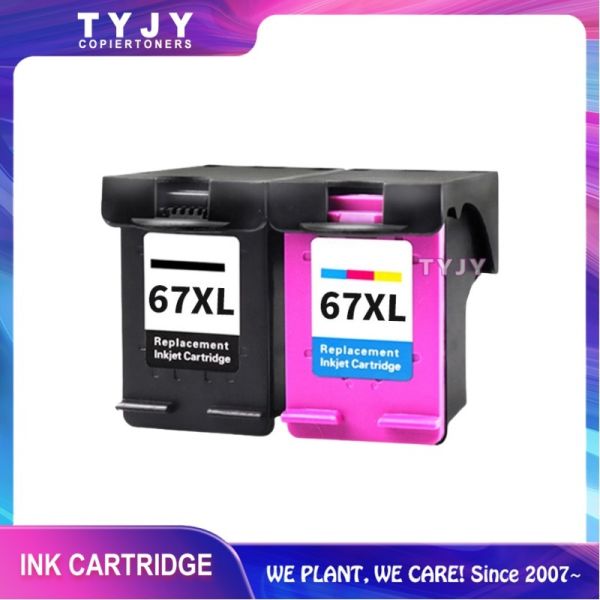 Ink Cartridge HP 67 67XL for HP 6052 6055 6058 6075 6452 6455 Printer 6458 1225 2752 2755 4140 4152 4155 4158