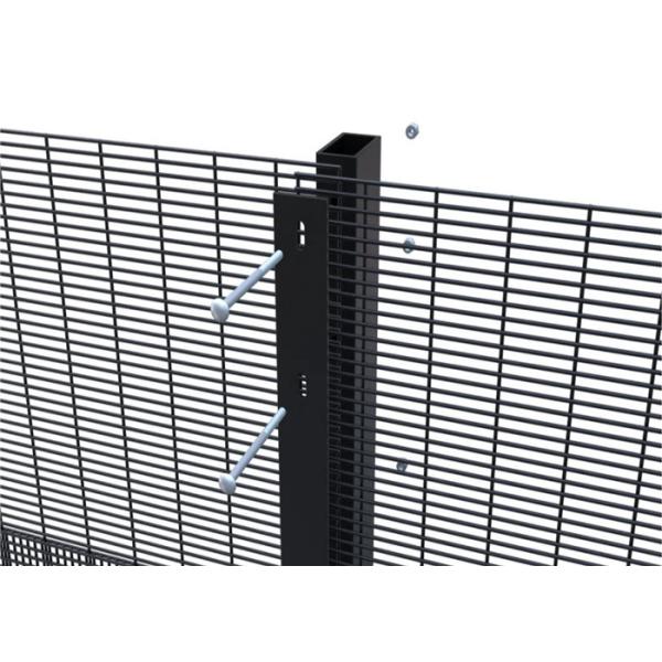Green Galvanized 358 Anti Climb ClearVu Invisible Wall Fence Panels Powder Coated