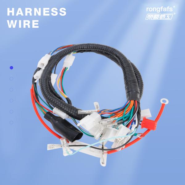 Sample Days 3-5 Work Days Motorcycle Engine Wire Harness for ZJ-125 CG-125 by Rongfafs