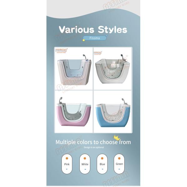 Thermostat Hydrotherapy Infant Whirlpool Tub Combo Massage With Shower Handle