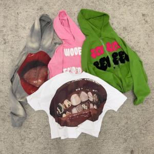 Customized Grams Streetwear Oversized Hoodie Heavyweight Acid Wash Tie Dye