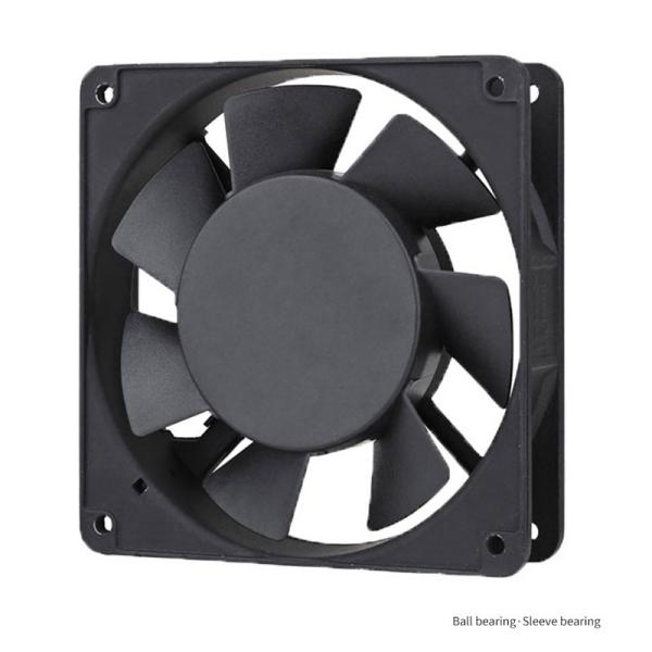240V 120x120x25mm AC Axial Cooling Fan Aluminium Alloy With 7 Leaves