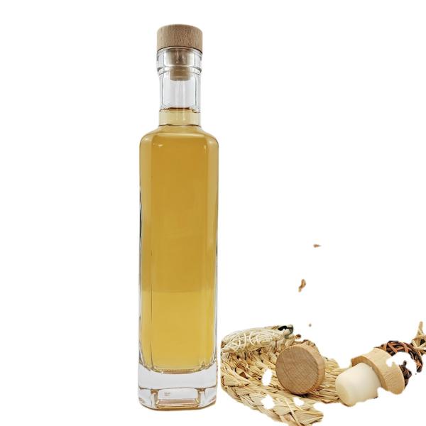 Стеклянные изделия Маленькая бутылка с вином с пробкой и колёсом изготовлена в Шаньдун