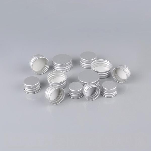 18mm 20mm 24mm Cosmetic Bottle Caps Non Spill Aluminum Bottle Lid