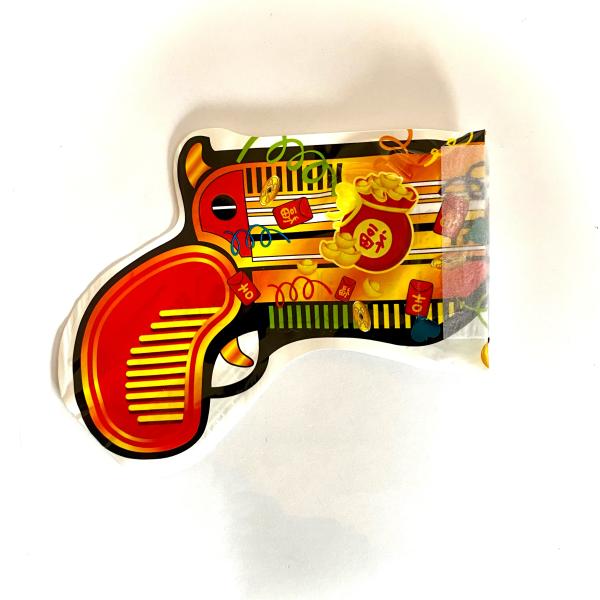Gun Shape Autoinflation Inflatable Confetti Gun for Green Year Wedding Birthday Party