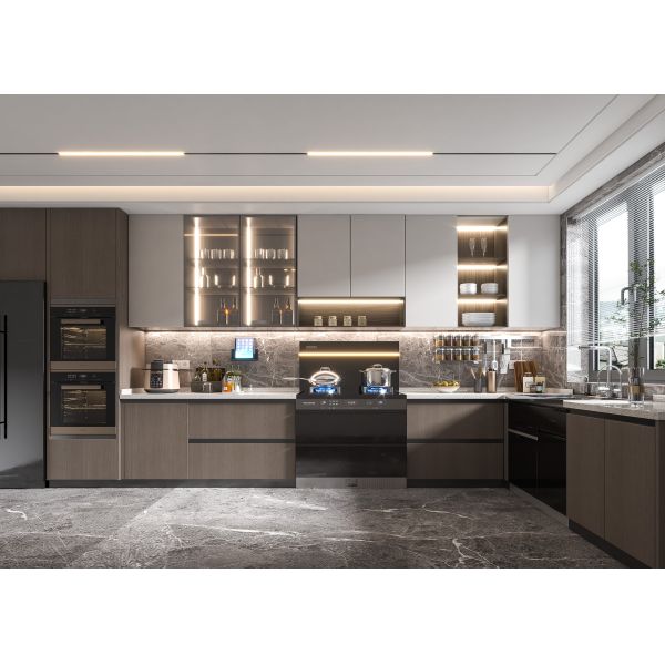 Factory Direct Complete Kitchen Cupboards Furniture Set Modern Cabinet Designs