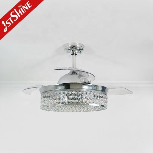 Home Hotel Office 42 Blade Size Ventilador de teto com baixa energia luz de cristal e motor AC