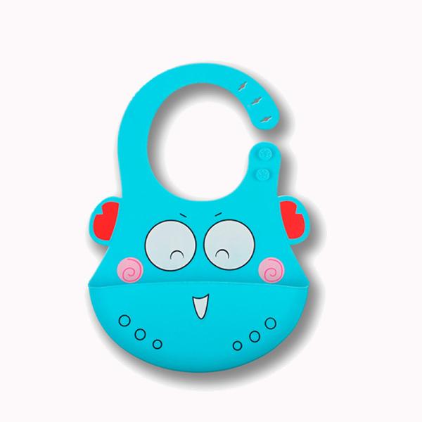 Cute Soft Silicone Baby Bib / Food Grade Silicone Little Unicorn Bibs