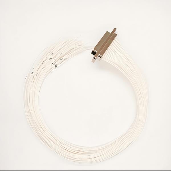 MIL-DTL-83513 Series J30J-66TJL 66-Pin Micro-D Connector with Metal Body and High-Temperature PPS Insulator