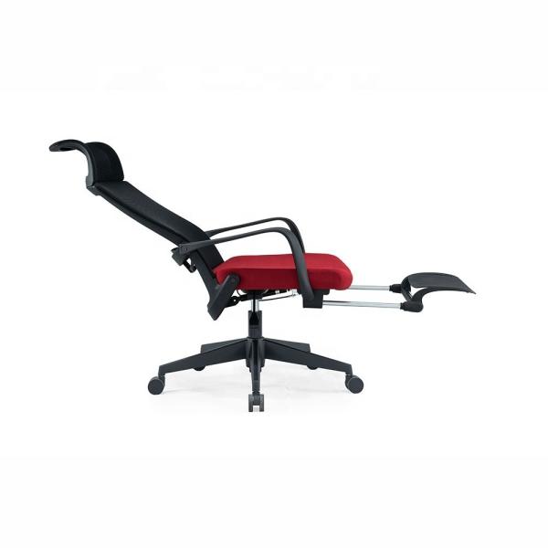 Stainless Steel Swivel Office Chair with Adjustable Back Support and Ergonomic Design