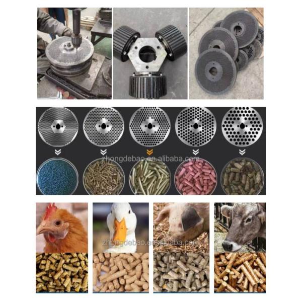 завод лепешки питания поголовья фермы создателя лепешки корма для животных 250-500kg/H