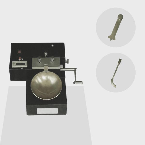 tipo dispositivo do disco dos equipamentos de testes do solo de 12.7mm do limite de líquido com padrão do punho ASTM D4318