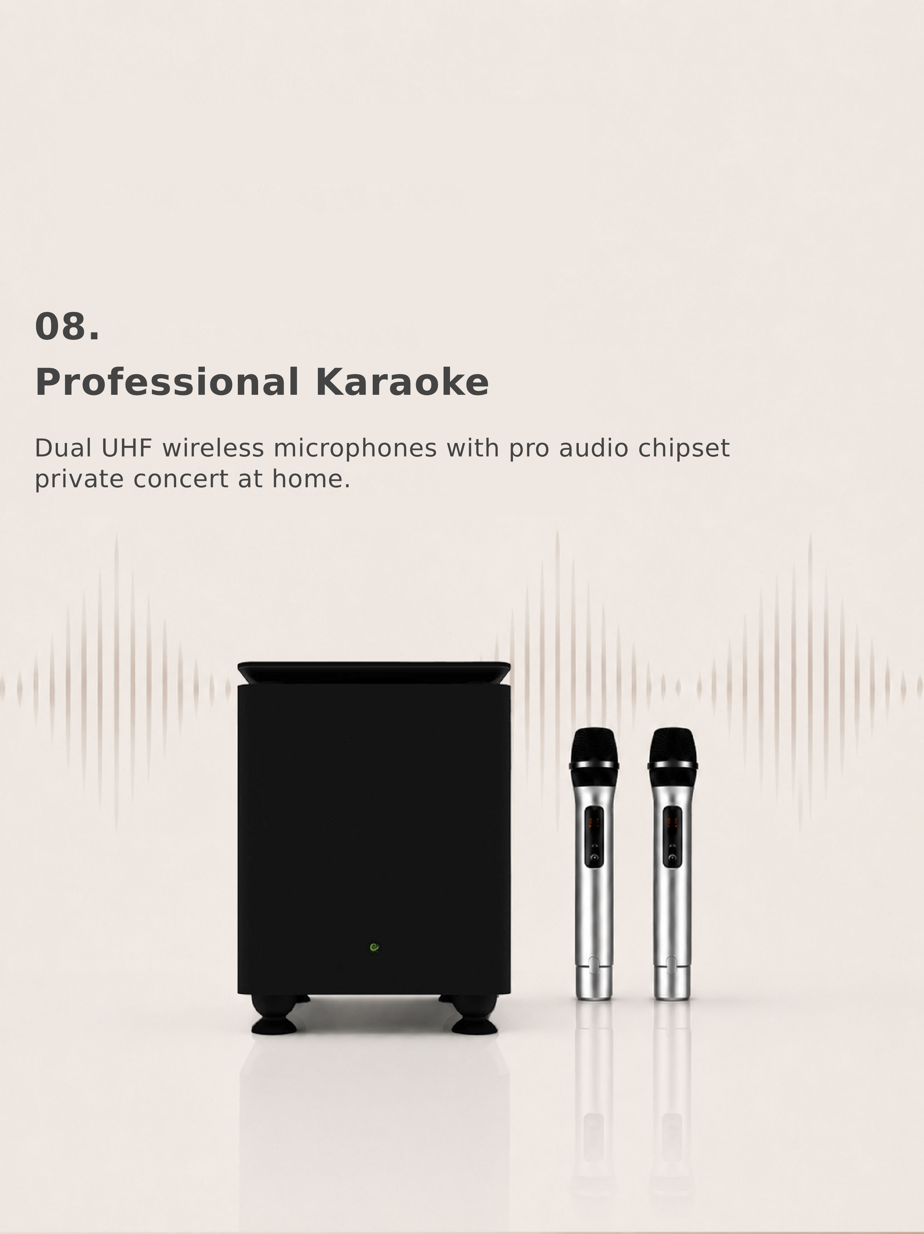 Snail Power CW90-P10 5.1 Wireless Hidden Living Room Home Cinema System 180W High Power In-Ceiling Speaker with 1000W Subwoofer