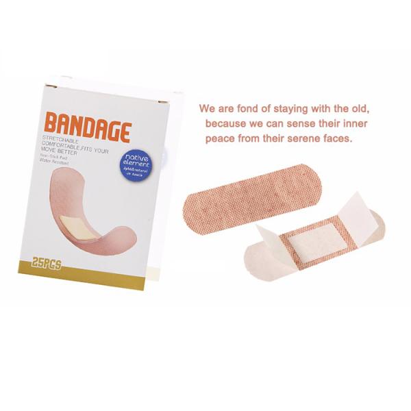 Medical Sterile Band-aid Adhesive Tape Adhesive Bandage Fabric Custom Band Aid