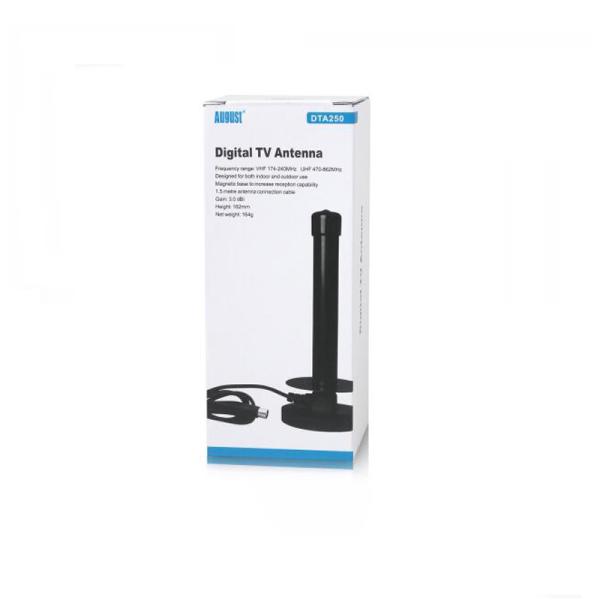 Watch TV like never before with the Rod Black Indoor TV HDTV Antenna