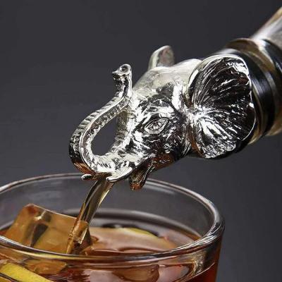 Custom Premium Pourer Animal Wine Bottle Pourer Wine Aerator Pourer Zinc Alloy
