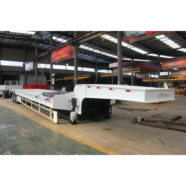 Высокая полезная нагрузка Aotong Гидравлическая система рулевой рампы низкая кровать полуприцеп грузовик 9м 13м