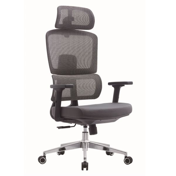 Molding Foam Plastic High Back Office Mesh Swivel Chair for Secretary Staff
