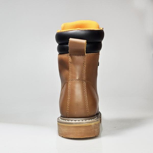 Full Grain Leather Standard Length Lace Goodyear Hazard Resistant Boots Electric Shock Resistant Rubber Outsole