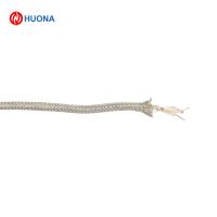 Cable de extensión de termopares hecho a medida con aislamiento PTFE de caucho de fibra de vidrio de PVC