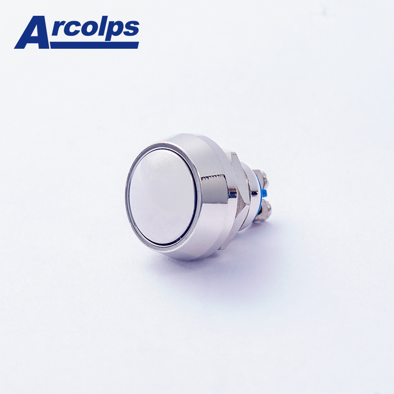 Waterproof Push Button Switch 12mm IP67 250V For Home Appliance