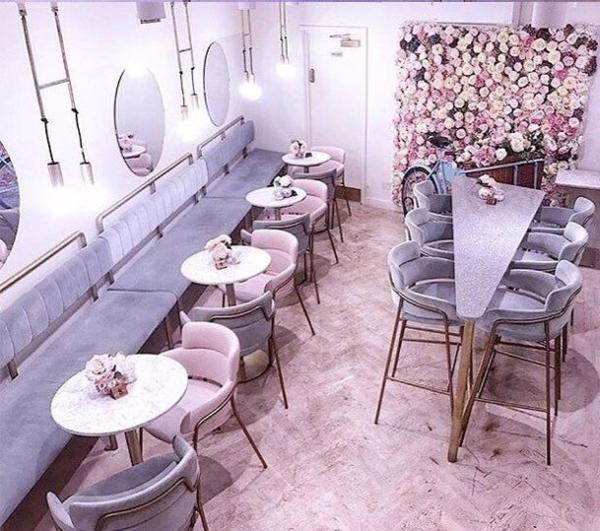Instagram online celebrity Sofa chair dessert milk tea shop western food cafe negotiate table and chair sofa chair
