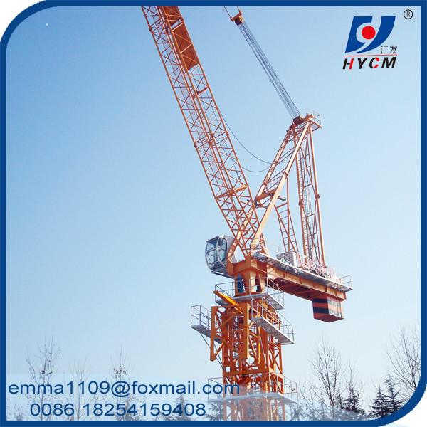 12tons D5030 Luffing Tower Crane 50 meters Lifting Jib Lenght 3.0t End Load