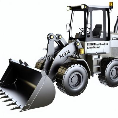 92kw Wheel Loader XC938 Pilot Operation With 1.8m3 Bucket For Sale