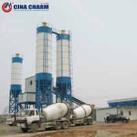 Planta de tratamento por lotes concreta da mistura pronta da maquinaria HZS180 do misturador concreto do controle 180m3/H do PLC