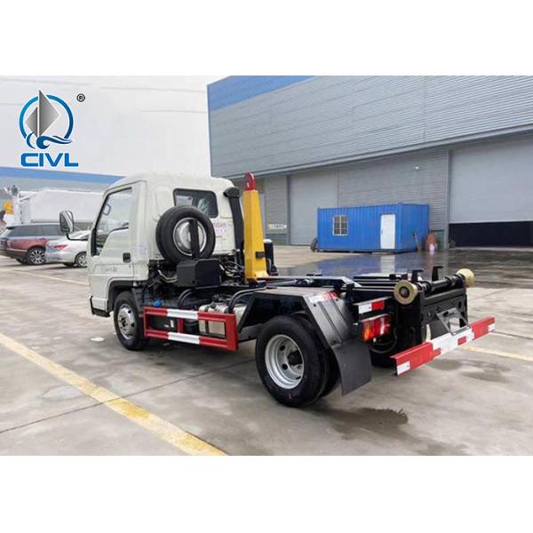 4/6/8m3 Hook Arm Garbage Truck New Rubbish Truck / JAC ISUZU Dustbin Lorry Dumpcart Vehicle 4m3 Hook Arm Garbage Truck