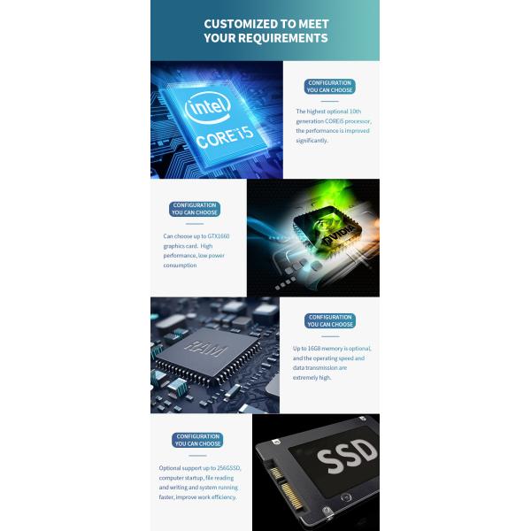 NM10 Chipset Wireless Desktop Computer