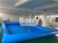 Associação de água portátil do quadrado azul durável das crianças com os brinquedos infláveis da água