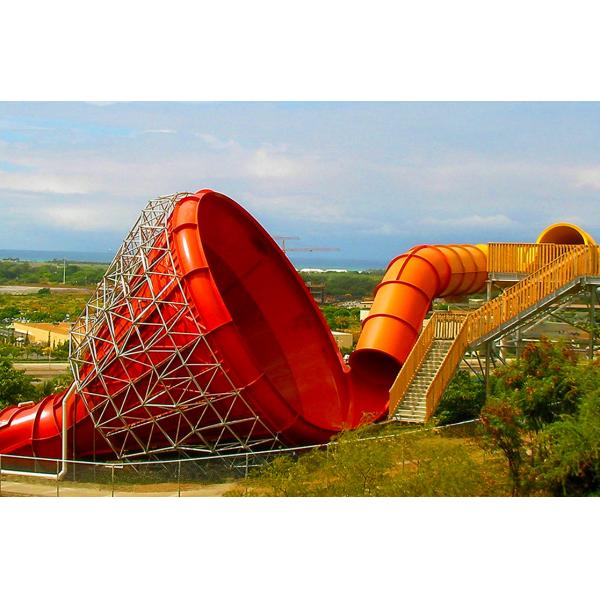 Colorful Water Park Equipment Center Parcs Woburn Water Slides Steel Structure