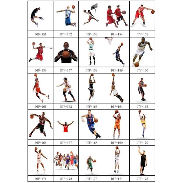 DTF heat transfer stickers Gang heat transfer DTF printing service supports customized batch production