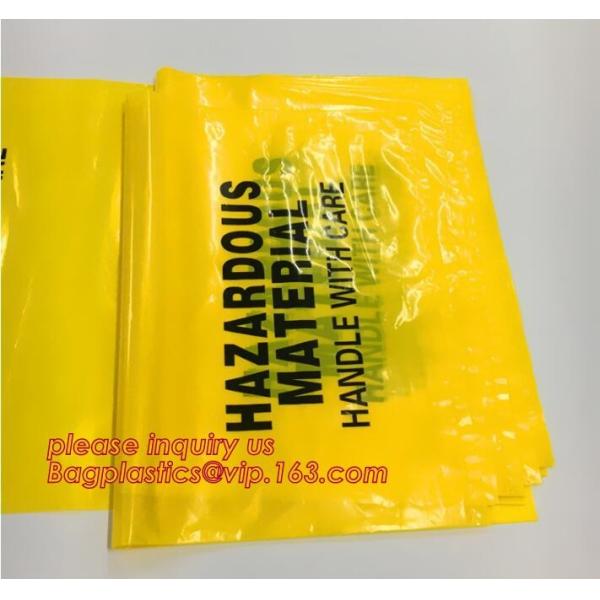 PE asbestos waste bags, Disposal Plastic Bag for Construction Waste, rubbish bag for asbestos fibers, bagplastics, bagea