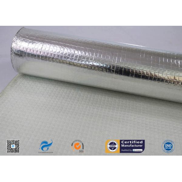 Одна бортовой ткань стеклоткани жары отражательной покрытая алюминиевой фольгой
