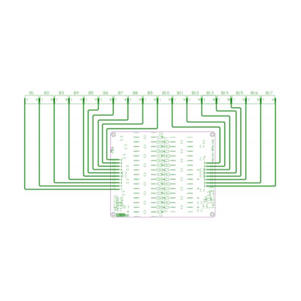 18650 монтажная плата 12s предохранения от батареи лития выравнивателя Lifepo4 PCB 16s 5A