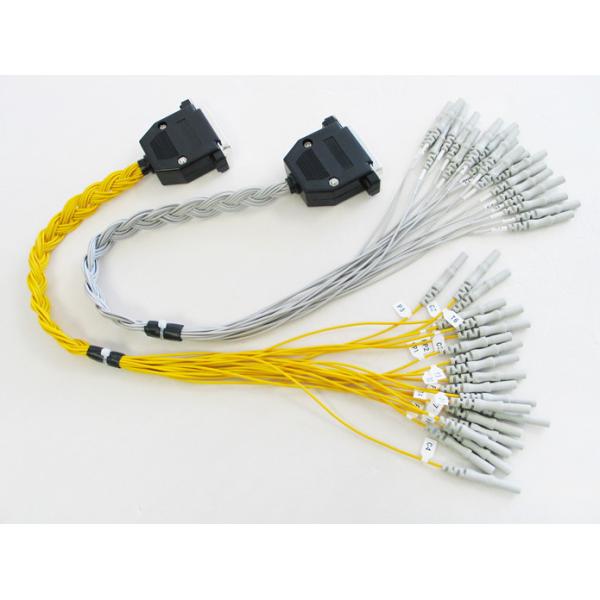 EEG Cable Sintered Silver Silver Chloride Electrodes DIN 1.5 Plug