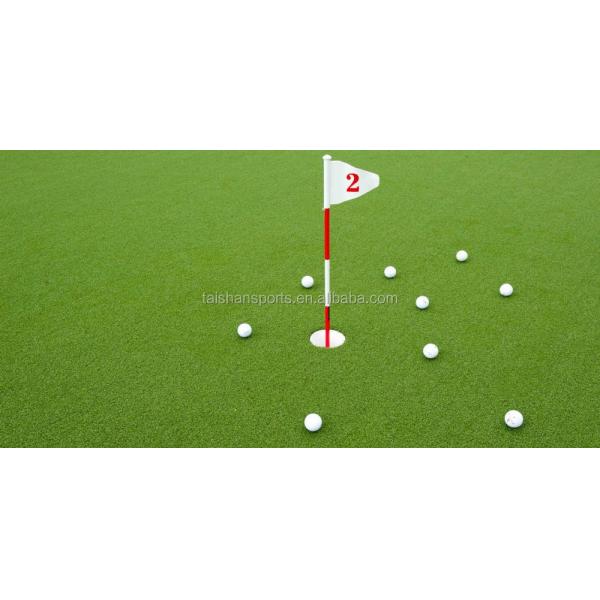 Golf Artificial Turf with 17mm Pile Height High Density and PU Adhesive for Synthetic Putting Greens