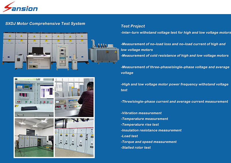 Motor Comprehensive Test Bench High Automation For 10kV Large Industrial Motor Calibration / Inspection