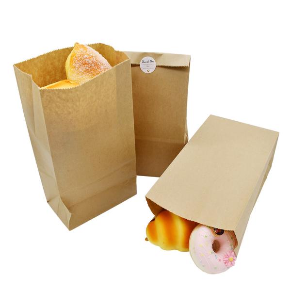 бумажные мешки еды хлебца ODM OEM пакуя с окном