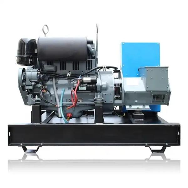 Open Type Genset Diesel Generator 20kva / 16kw Air Cooled