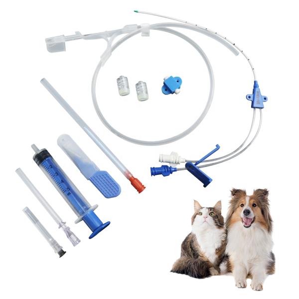 Class II Veterinary Central Venous Catheter Kit with 1-year Shelf Life and Biocompatible Materials