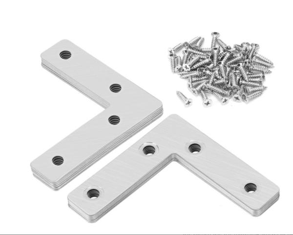 Wall Angle Fixed L Shaped Metal Bracket 304SS Connector Hardware