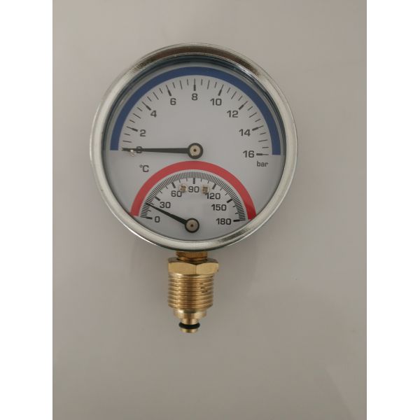 High Temperature Pressure Gauge Thermomanometer with 2.5