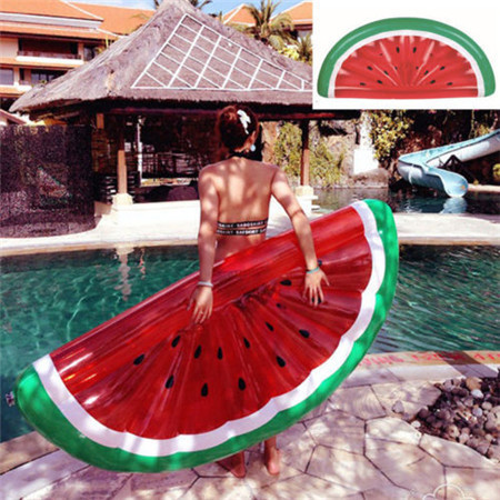 Adult Swimming Water Toy Half Watermelon Inflatable Float Summer Water Sport