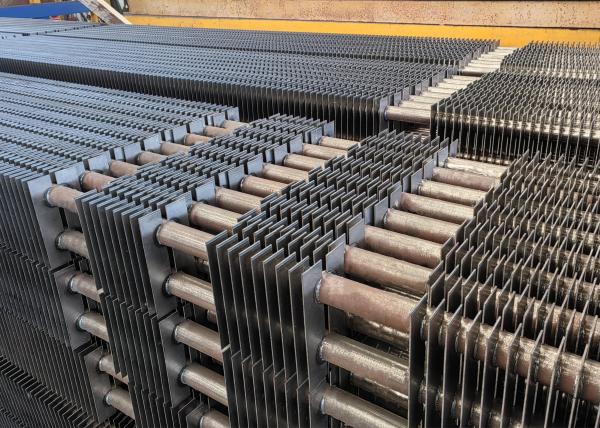 Durable And Efficient High Frequency Welded External Copper Aluminum H Fin Tube For Boiler