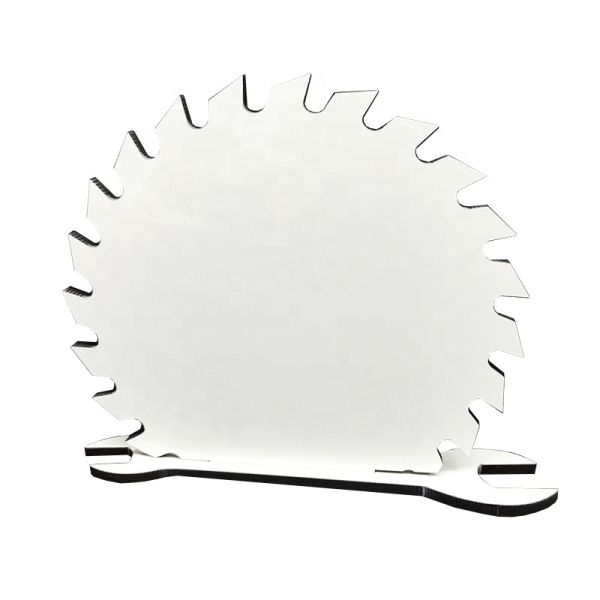 Sublimation Blanks Saw Blade Wrench Photo Frames Fathers Day Gift Blank MDF Picture Frame